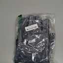 OZERO 932 Grill BBQ Gloves 16-inch Heat Resistant Leather Forge Welding Glove with Flame Retardant Long Sleeve and Insulated Lining for Men and Women Black-gray