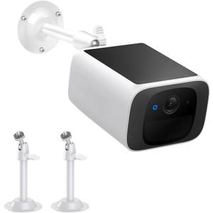 Metal Wall Mount for eufy SoloCam S220/C210, eufyCam 2C/2C Pro, 2/2 Pro, 3C/S300, 3/S330, Eufycam S3 Pro, 360 Swivel+90 Tilt Adjustable Mounting Bracket with Better View for Eufy Camera, Rust-Proof