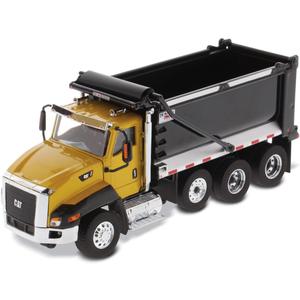 Diecast Masters 1:50 Scale Caterpillar CT660 SBFA Ox Bodies Stampede Dump Truck | Transport Series Cat Trucks & Construction Equipment Model 85668
