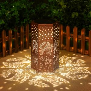 Mothers Day Gifts for Mom Grandma - Birthday Gifts for Women, Cardinal Bird Solar Lanterns Outdoor Waterproof - Solar Lights Outdoor Hanging Garden Decor for Outside
