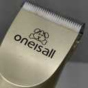 oneisall Dog Clipper Low Noise, Dog Grooming Kit with Rechargeable, Pet Shaver Cordless Electric Quiet Hair Clipper Set for Dogs Cats PetsGold