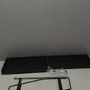 2-Tier Coffee Station Organizer, Wooden Kitchen Counter Shelf - Black