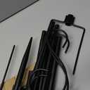 Double Shepherds Hooks for Outdoor,2 Pack 90 Inch Bird Feeder Pole with 5 Prongs Base, Heavy Duty Shepherds Hook, Suitable for Garden in Hanging Flower Basket, Lantern, Bird Nests (90 Inch)