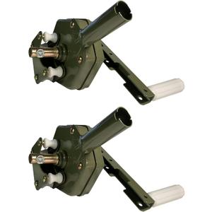 UYGALAXY 2PCS Greenhouse Sidewall Manual Film Roll up Hand Crank Winch for Greenhouse Ventilation Agricultural