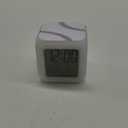 Baseball Ball Alarm Clock for Kids Boy Girl 7 LED Color Changing Wake Up Clock Home Decor Bedroom Digital with Temperature Display (Basketball Theme)