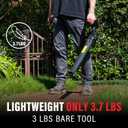 MZK Cordless Leaf Blower,20V Battery Powered Electric Blower for Lawn Care, Electric Lightweight Leaf Blower for Blowing Leaves, Patio Cleaning and Dust(2 * 2Ah Battery & Charger Included),LF40D13