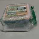 Silicone Freezer Tray for Soup Ice Cubes: 2-Cup Freezing Trays with Lid for Meal Prep - 4Pack Silicon Soup Portion Freeze Tray Make Stock Souped Ice Cube (Green+Blue+Aqua+Pink)