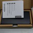 Lenovo USB-C Dual Display Travel Dock - 7 Ports, Integrated USB-C Cable, Universal Compatibility, Dual Displays at 4K - Black