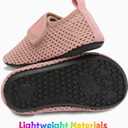 JIASUQI Baby Boys and Girls Barefoot Swim Water Skin Shoes Aqua Socks for Beach Swim Pool (18-24 Months Infant, Nu Pink)