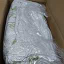 Mattress Topper King Size Viscose Derived from Bamboo, Thick Soft Pillow Top Mattress Pad Cover for Back Pain, Mattress Protector with 8-21 Inch Deep Pocket, White