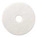 Boardwalk BWK4015WHI Standard Polishing Floor Pads, 15" Diameter, White (Case of 5)