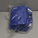 Pop Up Canopy Replacement Top with Air Vent and 1" Reserved Velcro Strip (10x10, Blue)