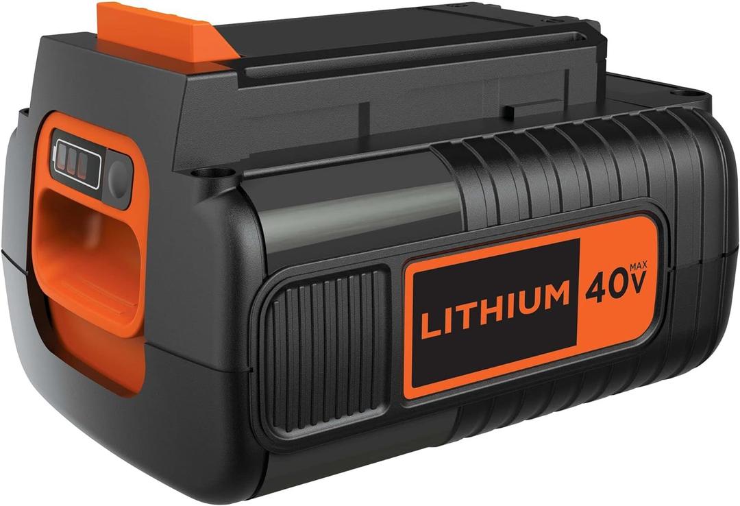 BLACK+DECKER 40V MAX Lithium Battery, Compatible with 36V and 40V MAX Power Tools, Lithium Ion Technology, Charger Not Included (LBX2040)