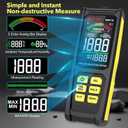 MESTEK Electrical Tester Kit with GFCI Outlet Tester, Non-Contact Voltage Tester, Pinless Wood Moisture Meter, Home Inspector Tool Kit, 3-Piece with Carry Case and Batteries