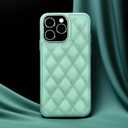 ZHEGAILIAN for iPhone 15 Pro Max Case, Military-Grade Protection, All-Around Shockproof Corners, Stylish Leather Phone Case for iPhone 15 Pro Max - Blue