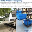 VADANIA #D53 24" Heavy Duty Locking Drawer Slide with Lock, 1-Pair