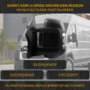 Dasbecan Left Driver Side Mirror Compatible with Ram Promaster 1500 2500 3500 2014-2022 Non-Heated Glass Manual Fold Turn Signal w/Temp Sensor Black Cargo Van Replaces#CH1320417 5VE99JXWAF 2+2Pins