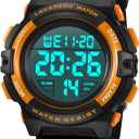 Kids Watch,Boys Watch for 3-15 Year Old Boys,Digital Sport Outdoor Multifunctional Chronograph LED 50 M Waterproof Alarm Calendar Analog Watch for Children with Silicone Band,Kids Gift