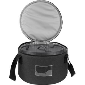 Dutch Oven Carry Bag for 10 Inch Cast Iron Casserole Carrier - Dark Grey