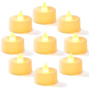 Homemory 24-Pack Flameless LED Tea Lights Candles Battery Operated, 200+Hour Fake Electric Candles TeaLights for Votive, Halloween, Ofrenda, Diya, Wedding Centerpiece Table Decor, Funeral, Christmas