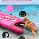 NACATIN Inflatable Stand Up Paddle Board - Premium SUP Board with Dog Ramp Kit, Complete SUP Set Paddle Boards for Adults with Single/Double Paddle, Backpack, Suitable for Paddle Boarding with Dog