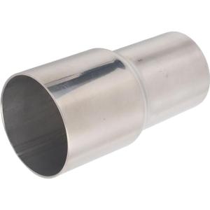 OD 1.75 Inch to ID 2 Inch Exhaust Pipe to Component Pipe Adapter Reducer 1.75'' OD to 2'' ID Polished Stainless Steel 4" Overall Length