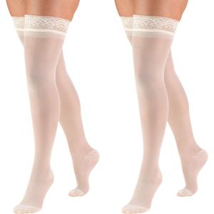 Truform Lites Thigh High, XL, Ivory (Pack of 2)
