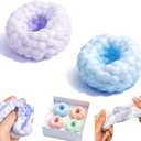 2PCS Crunchy Squishy Stress Ball for Kids and Adult, Soft Crunchy Stress Ball for Anxiety Stress Relief Focus Relaxing,Shapeable Sensory Squeeze Fidget Toys for Office Travel Student Classroom Prizes