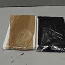 2 Pairs Black Sheer Tights for Women 15D Not Rip Control Top Pantyhose High Waist With Reinforced Toes (X-Large)