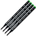 4 Pack - Schmidt 888 Green Fine Rollerball Refill