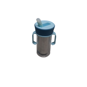 Fanhaw 14 Oz Kids Insulated Water Bottle with Straw - Stainless Steel Double Wall Vacuum Cup, Leakproof, BPA Free, Suitable for Boys And Girls