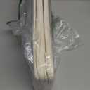 StorageWorks Narrow Storage Bins, Small Basket for Closet and Shelves, Fabric Organizer with Handles, Toilet Paper Storage, Natural Color, 2-Pack (15"L x 6"W x 5"H)