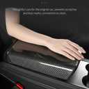 StarYtbl Tesla Model 3 / Y Arm Rest Cover & Center Console Cover, Compatible with 2017-2023 Model 3 and 2020-2024 Model Y, ABS Material Scratch Resistant (Gloss Carbon Fiber Pattern)