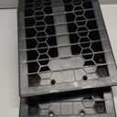 ROBLOCK Car Ramps for Lift and Vehicle Maintenance, Portable Low Profile Car Ramps for Garage, Heavy Duty Tire Ramps for Low Chassis Cars and Support Jack, 17.5''x10''x3.14'', 2 PCS