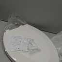 K-4636-RL-0 Elongated Toilet Seat Replacement for KOHLER 4636-RL-0 Elongated Bowl Toilet Seat Slow-Close, Soft Close toilet Seat and Lid, White