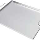 Full Size Griddle Insert for Weber Spirit 300 & Spirit II 300 Gas Grill Flat Top Griddle GS4 E310 E320 S310 S320 Replacement Part 7638 7639 Stainless Steel