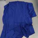 JCJ Table Skirt for Rectangle Tables Spandex Fitted Royal Blue Tablecloths for 6FT Tables, Wrinkle Resistant Ruffles Elastic Table Cover Skirts for Teacher Desk Weddings Banquets Parties