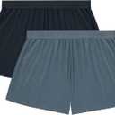 Hanes Women's Originals Sleep, 2-Pack, Comfywear Supersoft Lounge Shorts Pack, 3.25" (X-Large, Black/Stargazer Grey)