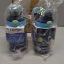 Contigo Kids Water Bottle with Redesigned AUTOSPOUT Straw 14oz. 2 Pack Blueberry and Blue Raspberry & Blueberry and Blue Raspberry with Cosmos
