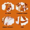 NEWCOSPLAY Unisex Adult Onesie Pajamas Animal One Piece Costume Cosplay Sleepwear (S)