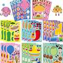 2 x 24 Sheets Mexican Fiesta Party Stickers, Cinco De Mayo Sticker, Make Your Own Mexican Carnival Stickers, Carnival Themed Party Supplies