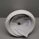 Outdoor Planter 2-Pack - 16x18-Inch Urn Planters - Plastic Plant Pots for Indoor, Outdoor, or Front Porch Decor - Flower Pots by Pure Garden (White)