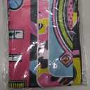 6x2.5ft 80s 90s Disco Tablecloth, Retro Cute Music Radio Table Cover, Waterproof Rectangle Washable Decoration, Back to 80s 90s Party Supplies