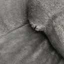 Orthopedic Dog Bed with Sides - Dog Sofa Beds for Medium Dogs, Supportive Foam Pet Couch Bed with Washable Removable Cover, Waterproof Lining and Non-Slip Bottom, Grey - M (28.0"L x 23.0"W x 6.5"Th)