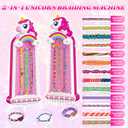 Unicorn Toys for Girls Age 4-6 6-8 8-12,2-in-1 Friendship Bracelet Making Kit for Girls, Arts and Crafts for Kids Toy,4 5 6 7 8 9 10 11 12 Year Olds Christmas Birthday Gifts,Teen Girl Gift Ideas