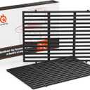 QuliMetal 18.75 Inch Cast Iron Grill Grates for Weber Genesis II 300 Series