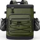 Large 52cans Cooler Backpack, Insulated, Waterproof, Leak Proof, 30L Large Capacity