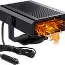 Car Heaters,12V 200W Portable Heater for Car,360 Rotatable Defroster for Car Windshield,2-in-1 Heating and Cooling Fan Fast Car Heater that Plugs into Cigarette Lighter