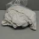 Royale Linens 100% Organic Cotton Fitted Sheet - Percale Weave - Super Soft Deep Pocket Bottom Sheets - White Elastic Sheet Queen Size - Queen Fitted Sheets Only - (60"x80"+15", White)