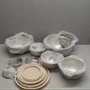 Mixing Bowls with Lids Set, 6 Piece Stainless Steel Nesting Storage Bowls for Kitchen, with 3 Grater Attachments & Non-Slip Bottoms, Size 5.5,3.5,2.5,2.1,1.5,1.1 QT (Khaki)